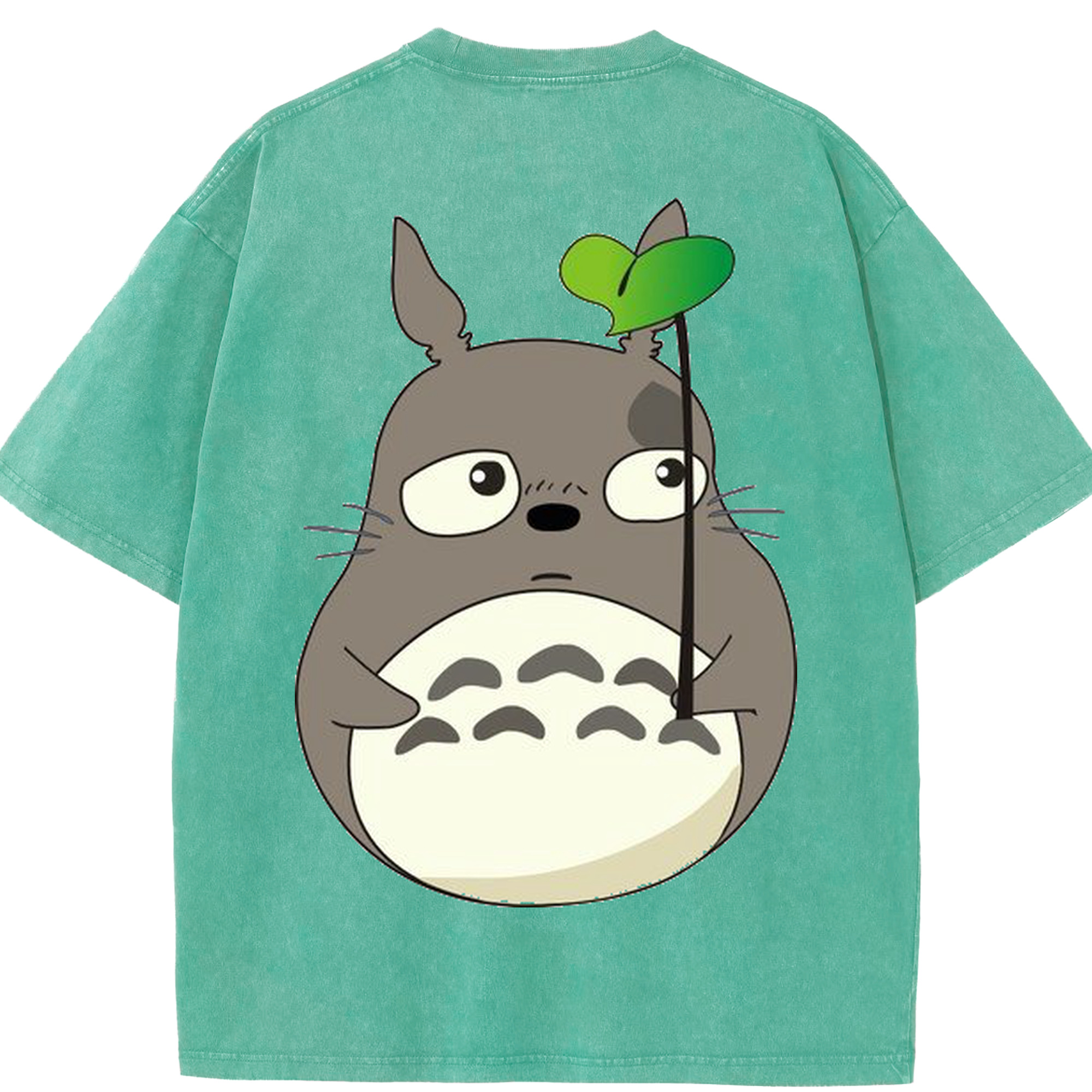 （画像用） となりのトトロ 草壁メイ 草壁サツキ My Neighbor Totoro Satsuki Kusakabe Mei Kusakabe 綿100% ヴィンテージ風 半袖Tシャツ（背面プリント）